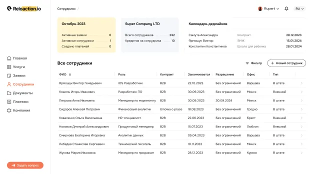 <span>Единое решение</span> для&nbsp;легализации и&nbsp;адаптации вашей <span>команды</span>