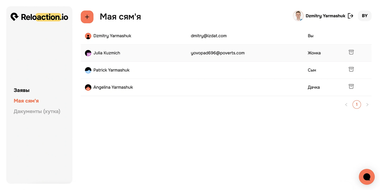 Падача на ВНЖ усёй сям'ёй